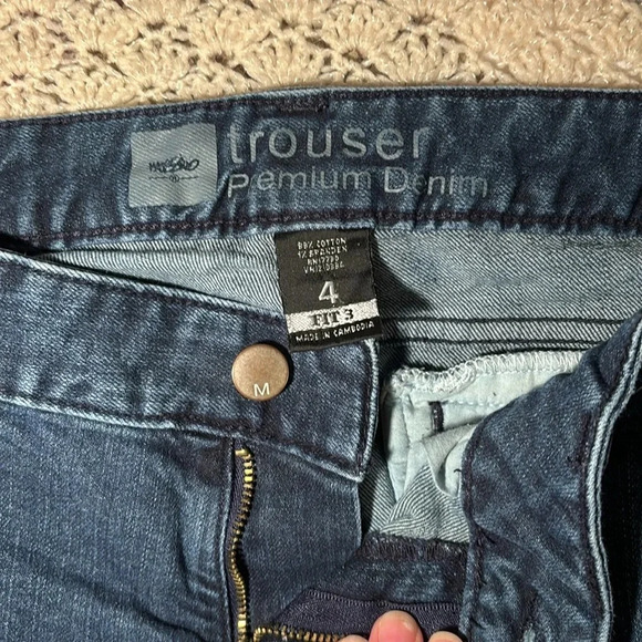 Mossimo Trouser Women’s Jeans size 4 - Picture 3 of 7